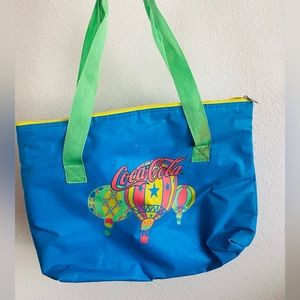 Vintage 90s Retro Coca Cola Cooler Beach Travel Bag
